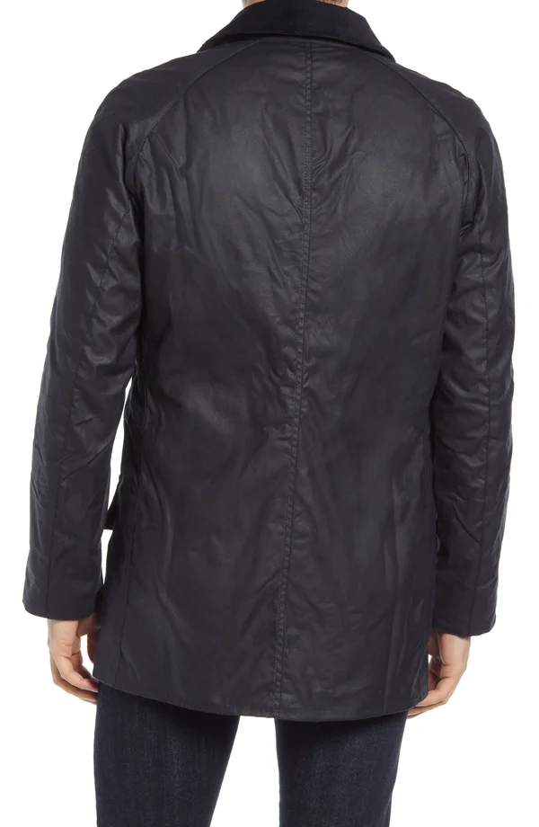 Barbour Bristol Waxed-Cotton Jacket - Navy