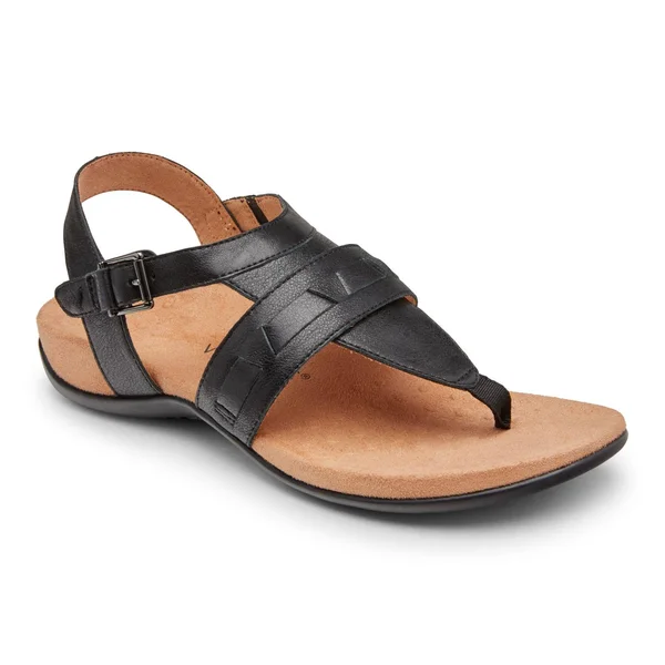 Women's Vionic Lupe Sandal 5 M, Black
