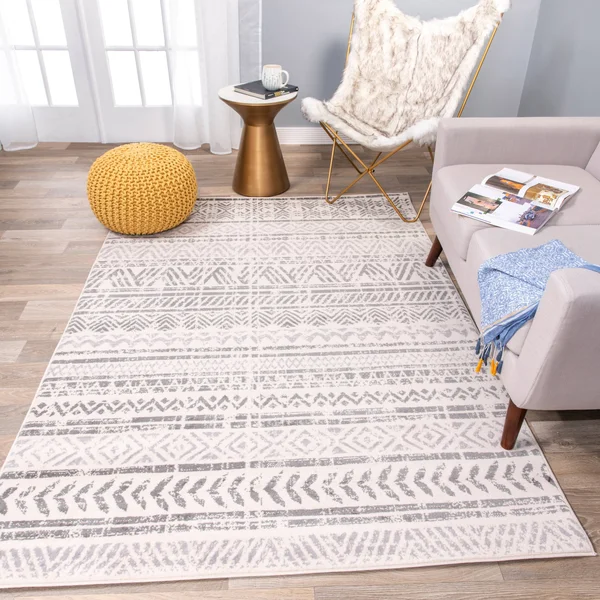 Geometric Bohemian Design Multi 2&x7& Indoor Runner Rug