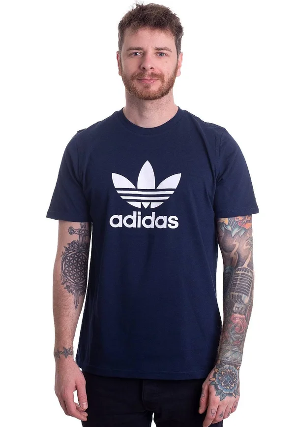 Adidas Originals Trefoil T Shirt Navy