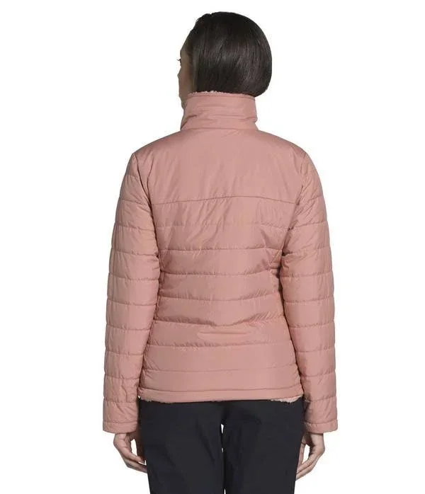 The North Face Women's Mossbud Insulated Reversible Jacket Pink Clay M
