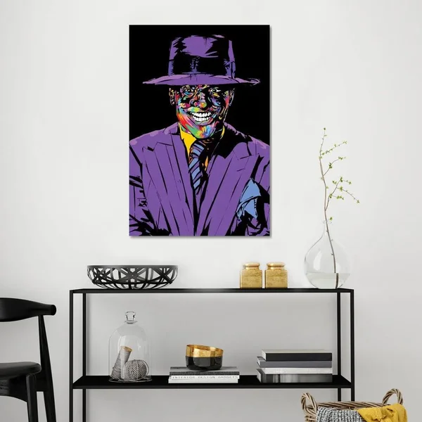 TECHNODROME1 Canvas Prints - Joker Nicholson ( People > fictional Characters > Villains > The Joker art)