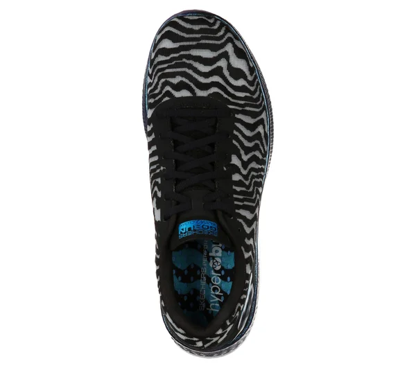 Skechers Women's GOrun Razor 3 Cloak Hyper Running Shoes - Black/Blue, 8.5