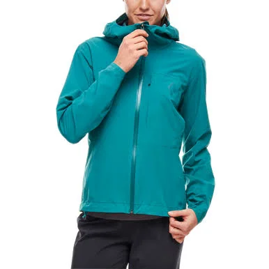 Black Diamond Fineline Stretch Rain Shell - Women's Pomegranate, Xs