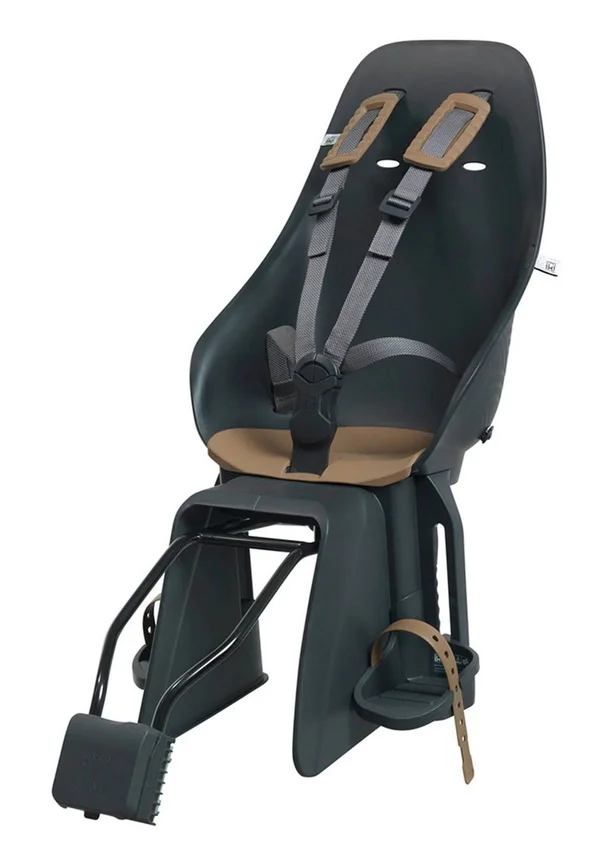 Urban Iki Rear Child Seat with Frame Mounting Bincho Black - Kurumi Brown