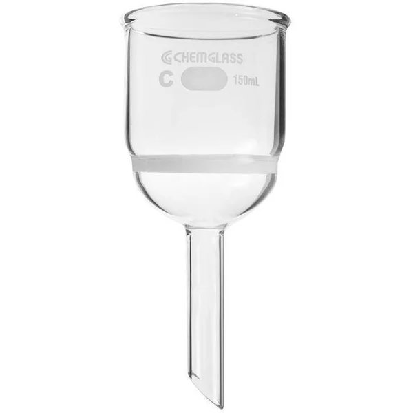 Chemglass - CG-1402-28 - Filter Funnel - Buchner, 600ml, Fine Frit