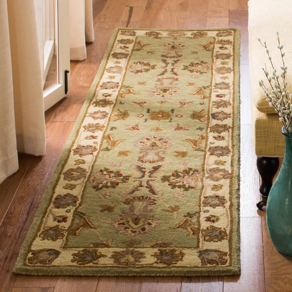 Safavieh Heritage HG343A Green, Gold 4& x 6& Area Rug