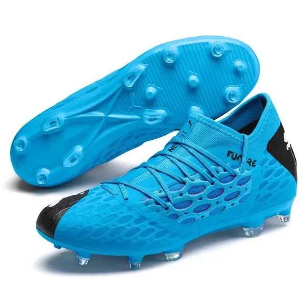 Puma Future 5.3 Netfit FG/AG Men's Soccer Cleats - Blue, 11