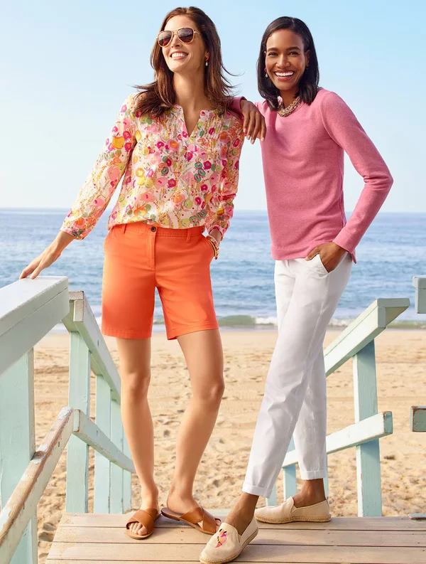 Relaxed Chinos Pants - Indigo - 2 Talbots