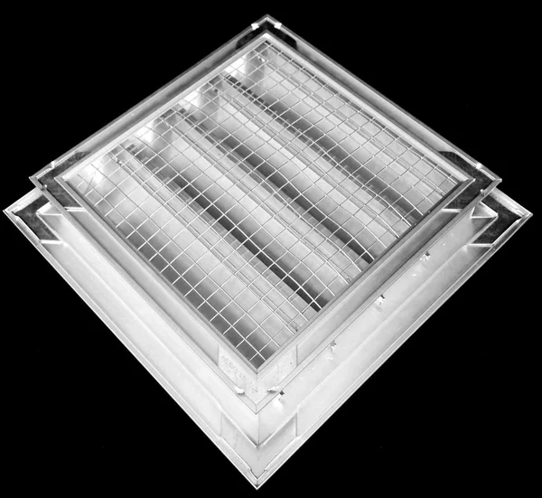 26 inchw x 34 inchh Aluminum Exterior Vent for Walls & Crawlspace - Rain & Waterproof Air Vent with Screen Mesh - HVAC G