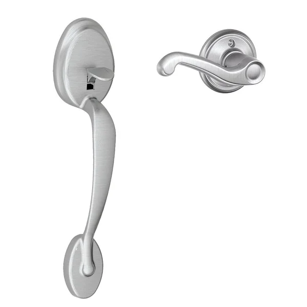 Schlage FE285-PLY-FLA-RH Handle Only Plymouth Handleset Electronic ;Satin Chrome
