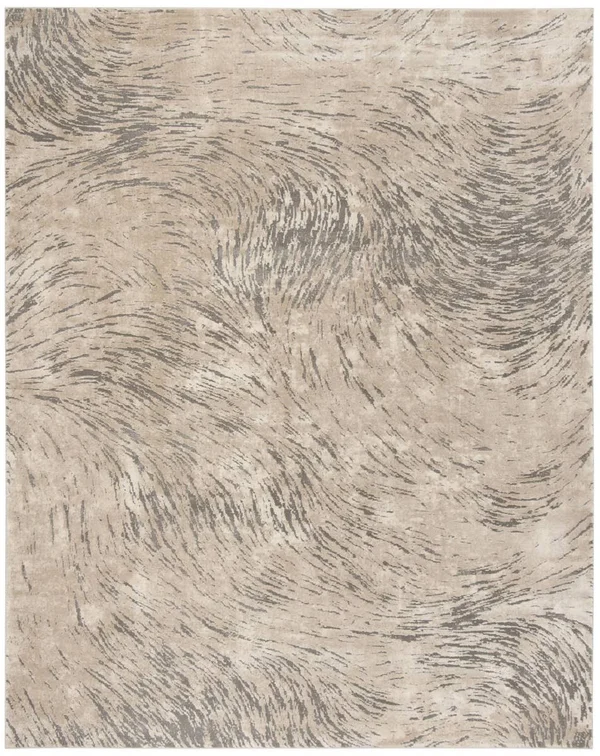Safavieh Meadow Ivory/ Grey Rug (9& x 12&)