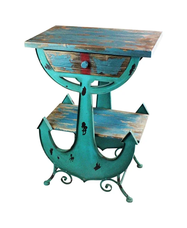 Design Toscano Anchors Aweigh Vintage Coastal Side Table