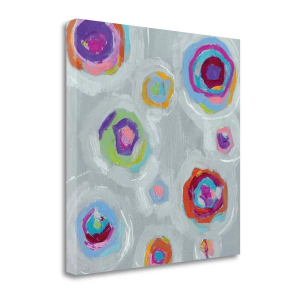 Tangletown Fine Art 'Frolic I Crop' by Wild Apple Portfolio Painting Print on Wrapped Canvas