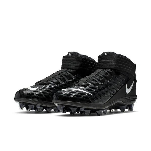 Nike Men's Force Savage Pro 2 Mid Football Cleats - Black