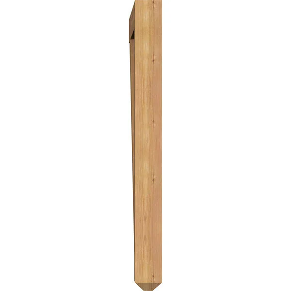 Ekena Millwork 3 1/2x22W x 34x22D x 38x22H Merced Craftsman Smooth BRACKET, Western Red Cedar