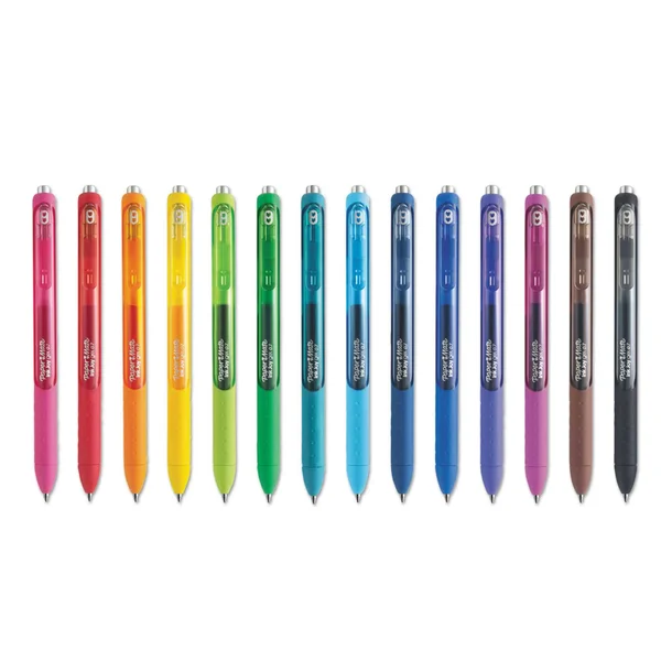 Paper Mate InkJoy Gel Retractable Pen Office Pack, Assorted Colors, 0.7mm, 36-Pack