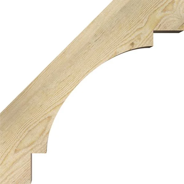 4x22W x 18x22D x 18x22H Merced Rough Sawn Brace, Douglas Fir