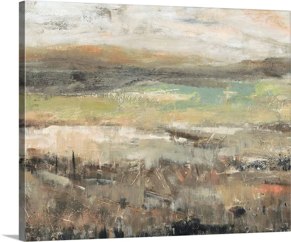 Grassland Showers I - Canvas Wall Art, 20x16, Great Big Canvas