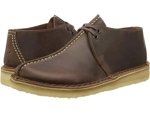 Men's Clarks Desert Trek Boot - Size: 8, Beeswax