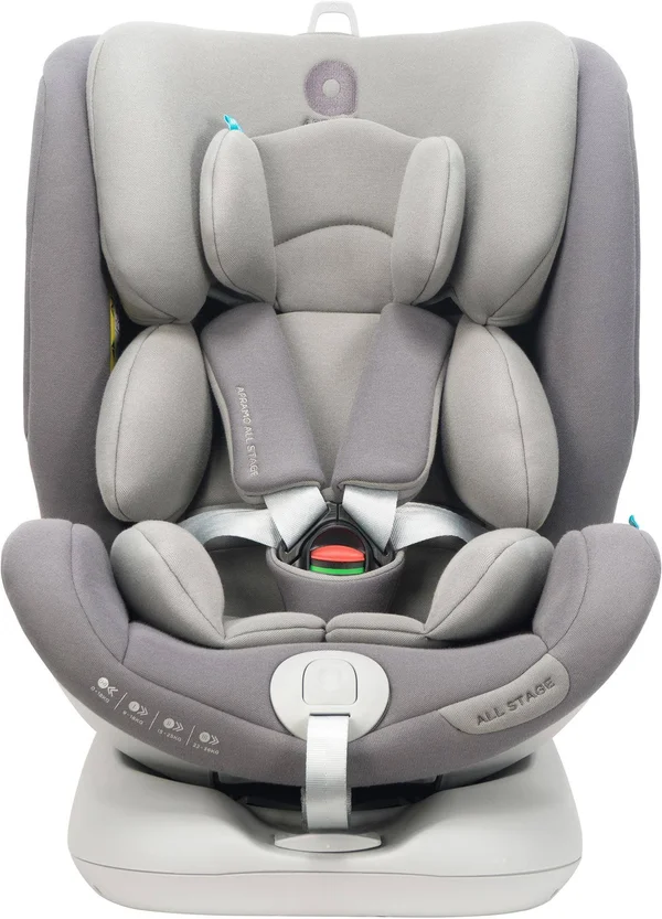 Apramo All Stage Child Car Seat Group 0+/1/2/3 Slate Grey