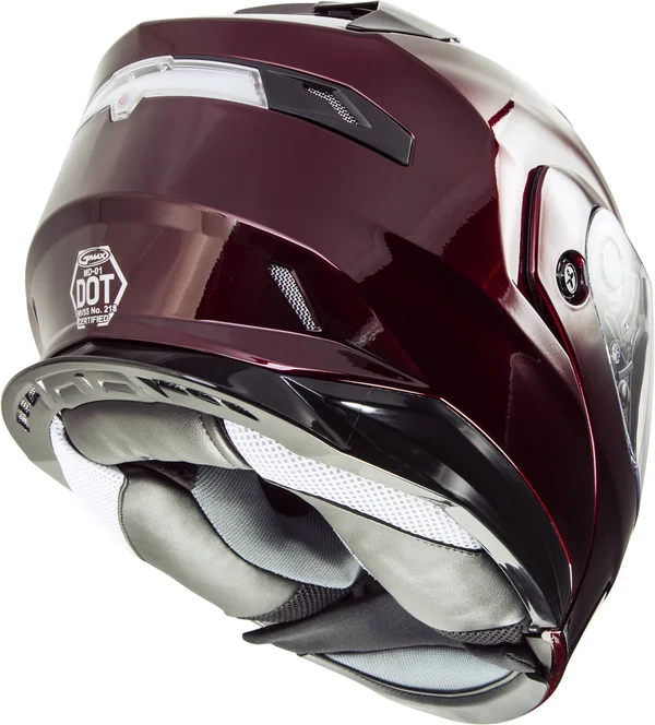GMAX MD-01 Solid Helmet - Wine Red - XL