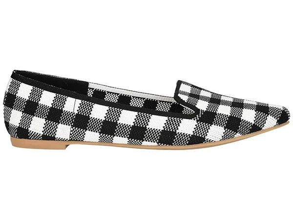 Journee Collection Women's Foam Vickie Flat - Plaid - Size 9.5M