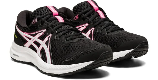 Asics Women's GEL-Contend 7 Running Shoes - Black/Hot Pink
