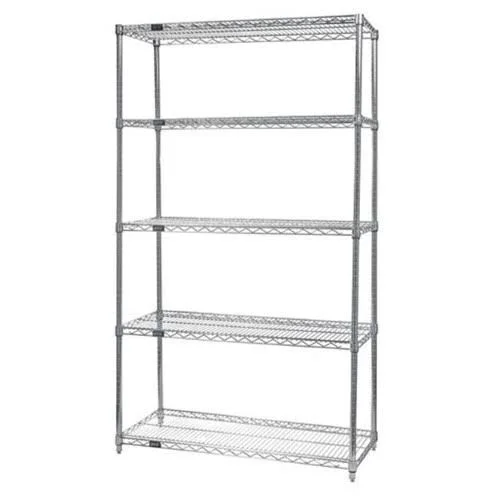 5-Shelf Chrome Wire Shelving Starter Kit 24 x 30 x 54 in. BE1136335