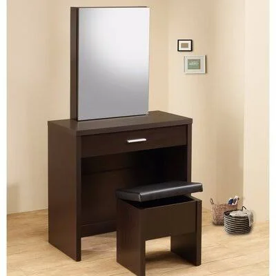 Ashar Stylish 2 Piece Solid Wood Vanity with Mirror Red Barrel Studio
