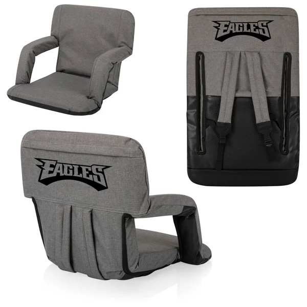 Heritage NFL Philadelphia Eagles Ventura Portable Reclining Stadium Seat - Gray