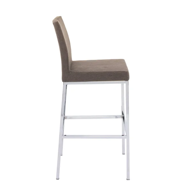 CorLiving Bar Height Fabric Barstools with Chrome Legs Set of 2
