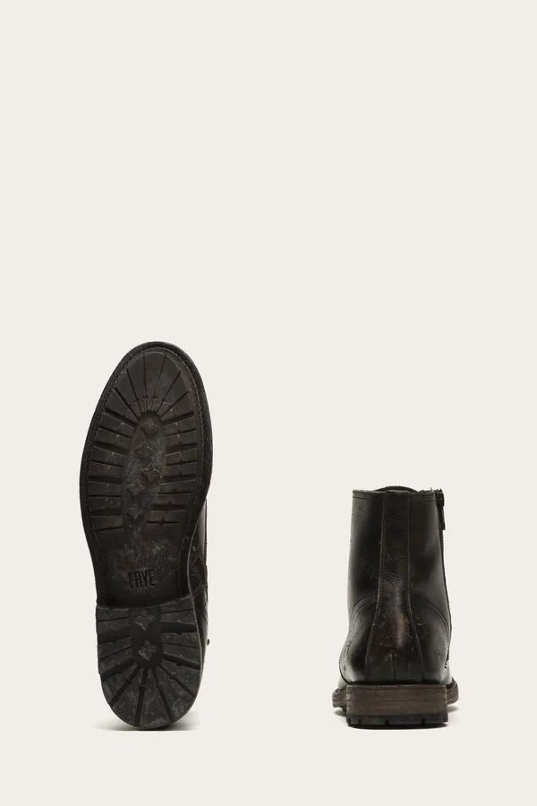 Frye Bowery Lace-Up - Black - Casual Boots
