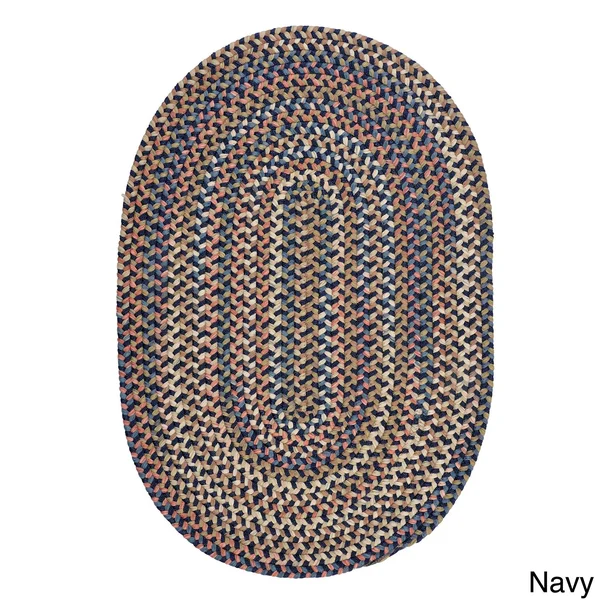 Copper Grove Coconino Braided Area Rug - 4& x 6& Oval - Olive