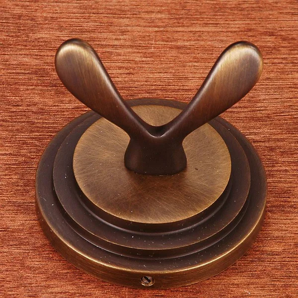 RK International St Series Double Wall Hook Finish: Distressed Nickel