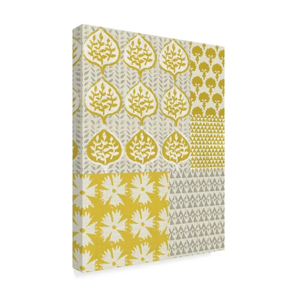 Trademark Fine Art 'Marigold Patterns I' Canvas Art by Chariklia Zarris, Size: 18 x 24