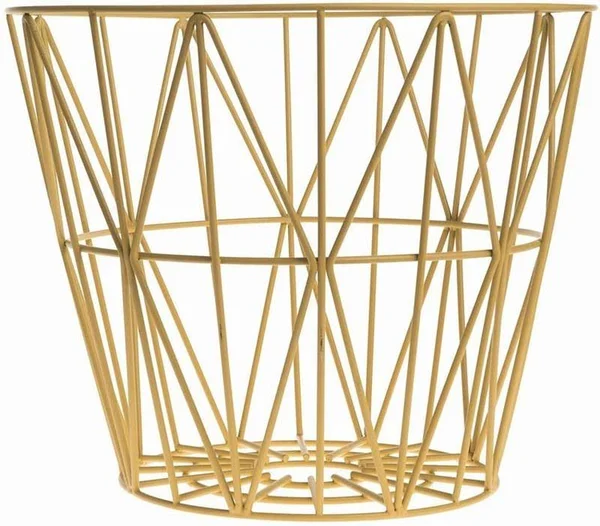 Ferm Living - Wire Basket Top Large - Smoked Oak