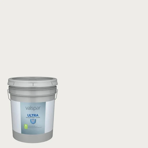 Valspar Ultra Flat Pure White Hgsw4006 Interior Paint (5-Gallon), HGSW4006-935302
