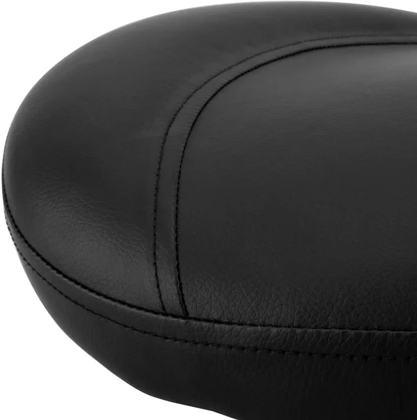 Geboor Hydraulic Saddle Stool with Wheels Rolling Adjustable Height for Clinic Dentist Spa Massage Medical Salons Studio (Black)