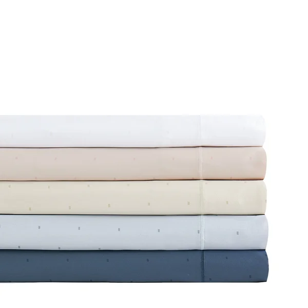 Charisma 310 Thread Count Classic Dot Sheet Set Skyway