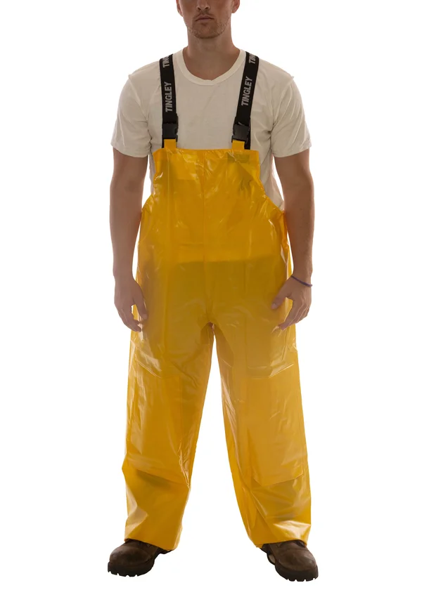 Tingley O22047 Rain Bib Overall, 3XL, Yellow, Unisex