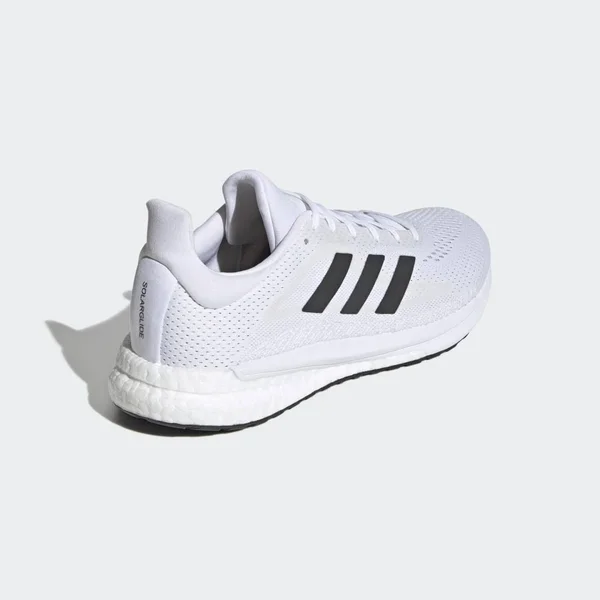 Adidas SolarGlide 3 Shoes - Men's - Cloud White, Signal Green - 11