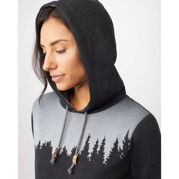 tentree Women's Juniper Hoodie (S Misty Rose Pink Heather)