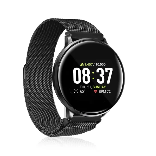 iTouch Sport Mesh Strap Smartwatch with Pedometer - Black Mesh