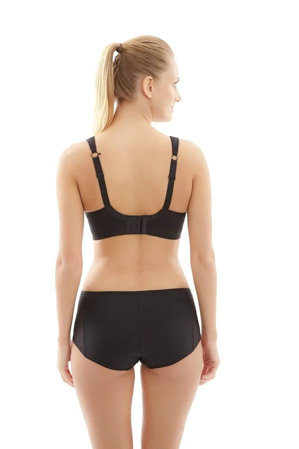 Panache Underwire Sports Bra (5021) - 32J, Black