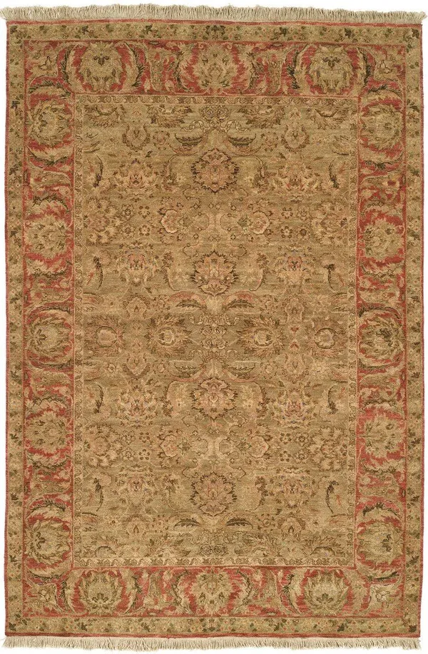 Safavieh Old World OW115E Light Green - Rust Rug 2&6x22 x 12& Runner