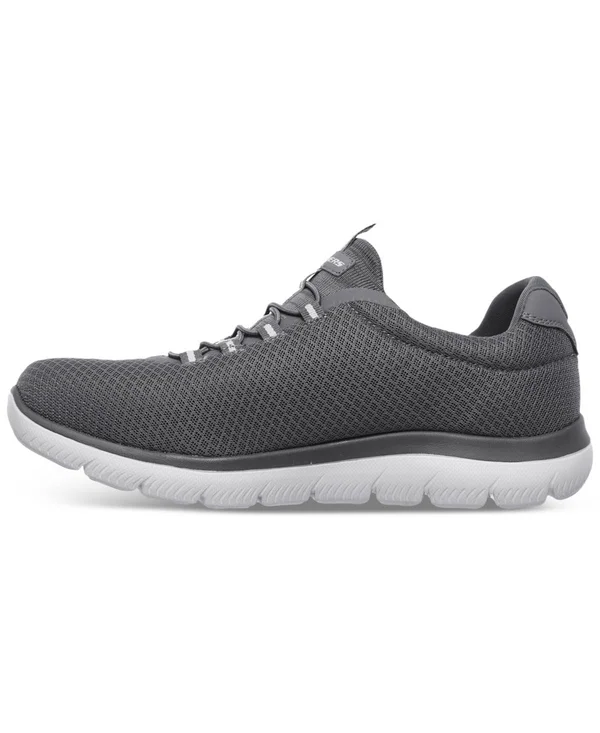 Skechers Men's Summits Sneakers - Charcoal, 7.5