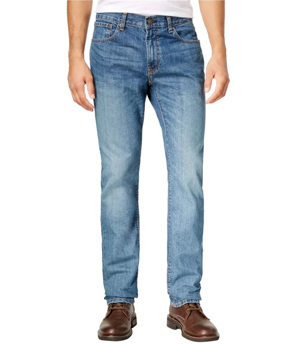 Tommy Hilfiger Mens Vintage Wash Straight Leg Jeans - 927