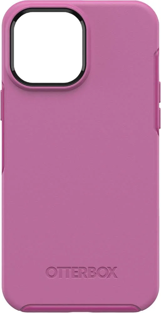 OtterBox - Symmetry Series+ for MagSafe for Apple iPhone 13 Pro Max and iPhone 12 Pro Max - Strawberry Pink