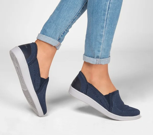 Skechers Women's Madison Ave Admissible Slip-On Sneaker - Navy